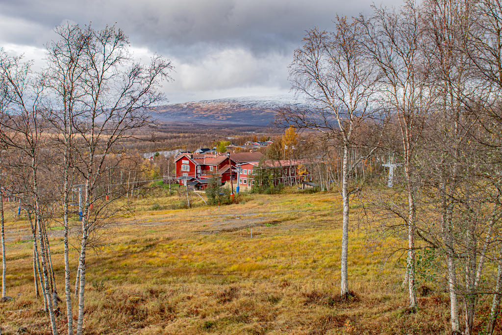 Här är det bara några få meter till skidbacken! 