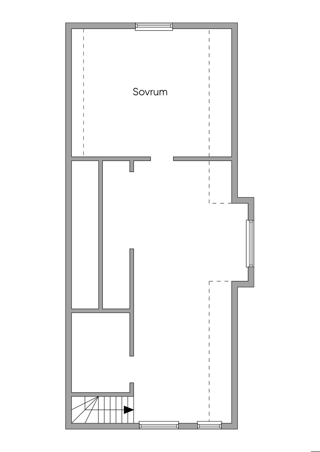 Observera att planritningen inte är skalenlig och endast är avsedd för illustrativa ändamål. Mått och proportioner kan avvika från verkligheten, och vi rekommenderar att kontrollera exakta mått på plats vid behov.