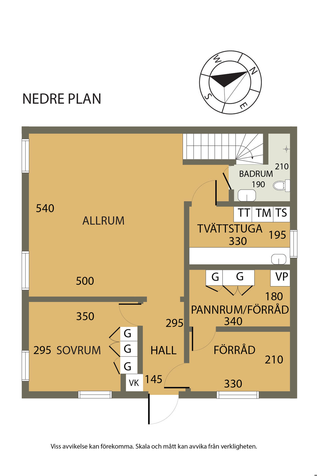 Nedre plan/Källarplan