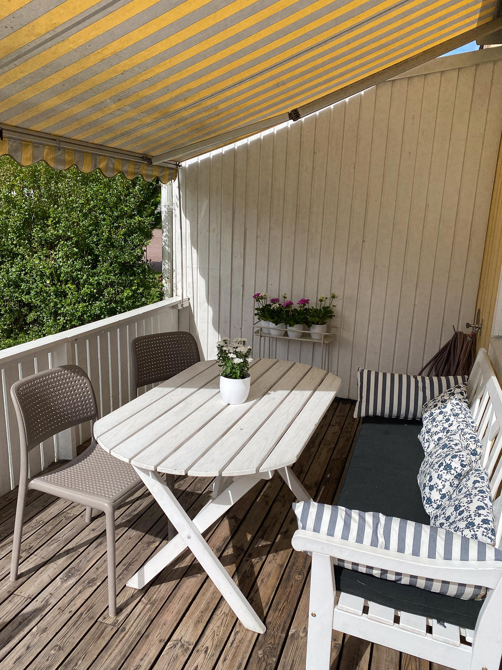 Markisen finns för de varmaste dagarna