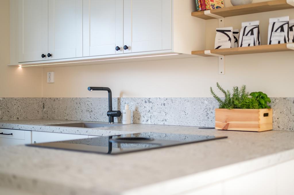 Induktionshäll med inbyggd fläkt