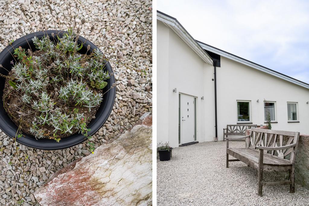 Entré vid bostadshus