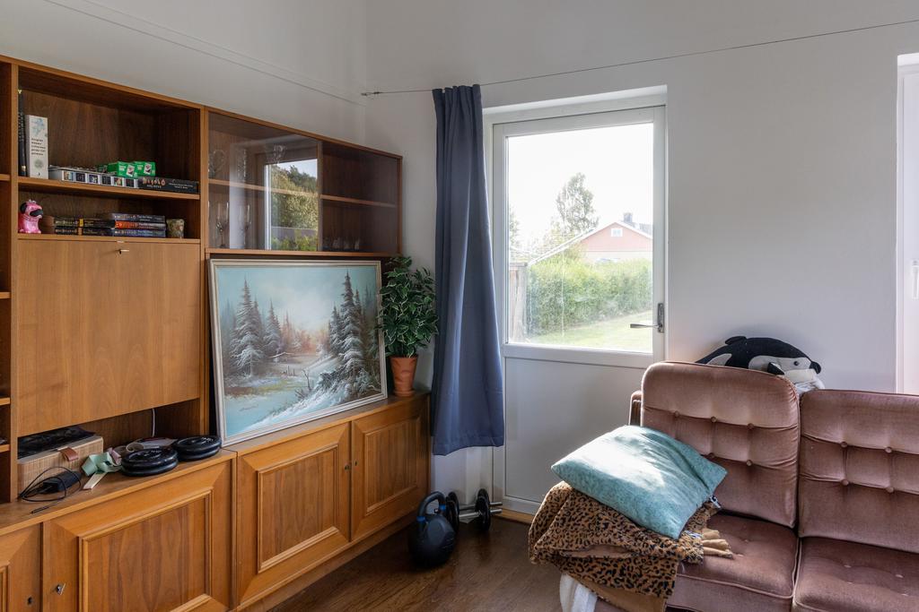 Dörr till altan i gästhus