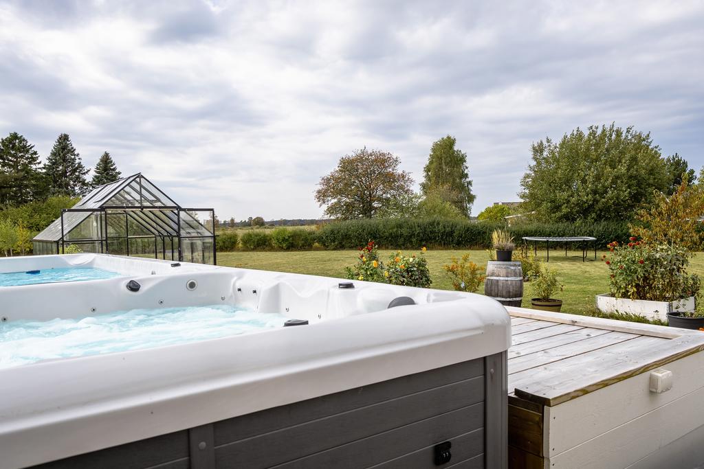 Swimspa och växthus