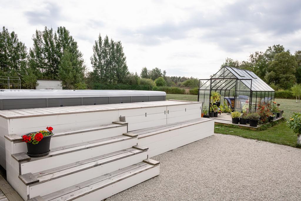 swimspa och växthus