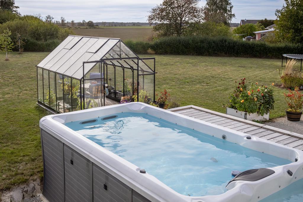 Swimspa och växthus