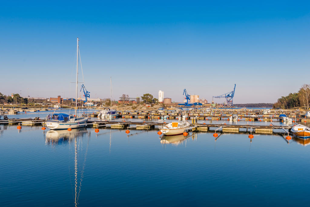 En av flera båthamnar i Oxelösund, bild från Oxelösunds Motorbåtsklubb
Foto: Visit Oxelösund