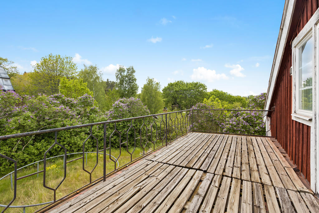 Balkong i stora huset