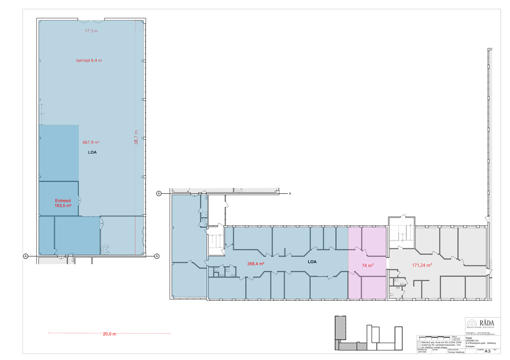 Höglagerdel + kontorsdel