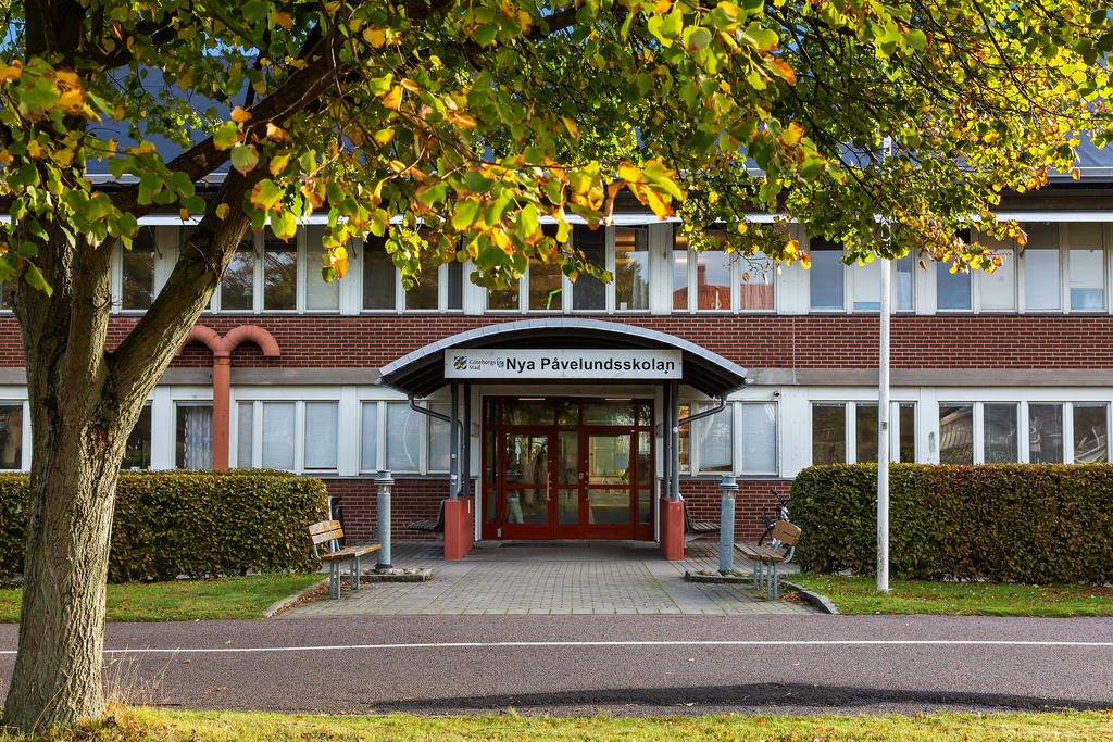 I Påvelundsskolan kan barnen gå från F-9