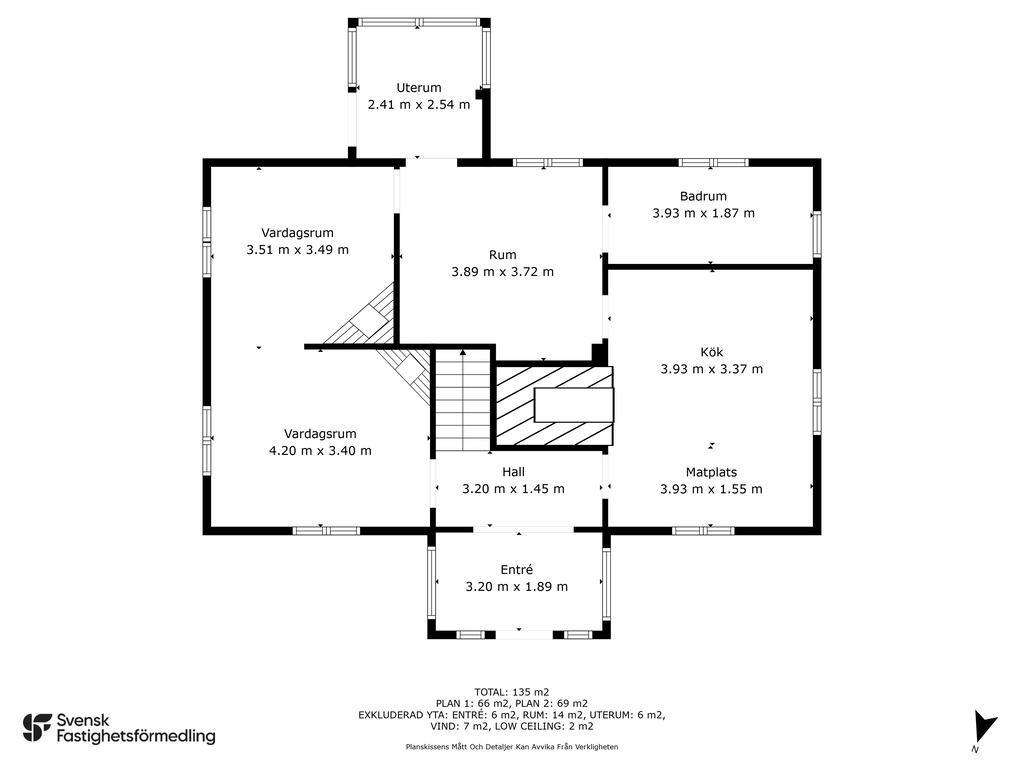 Planritning entréplan