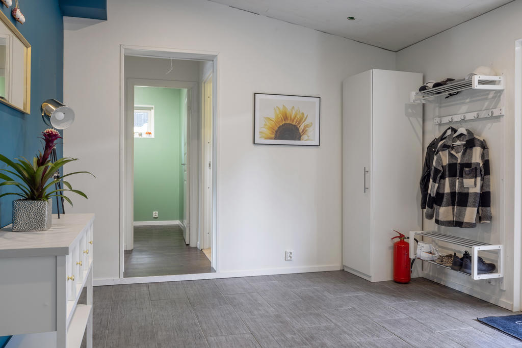 Vy från hall