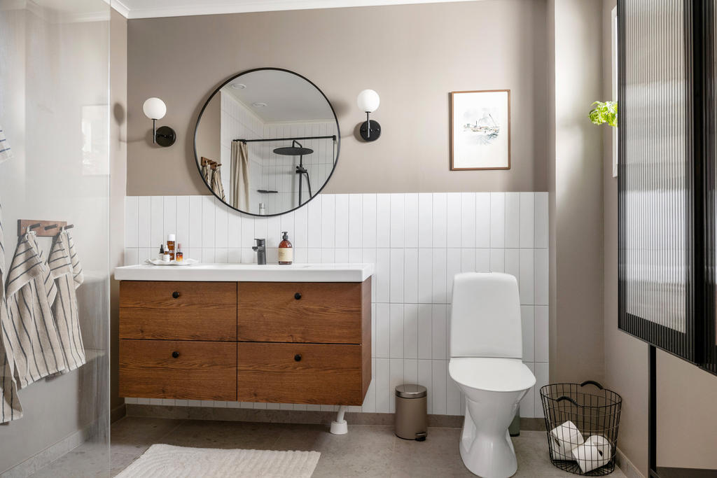 Badrum på entréplan