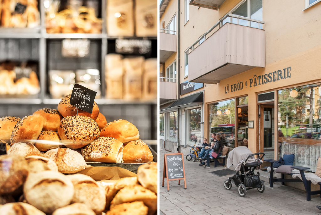 Lidingö Patisserie med café och alltid "nybakat" bröd