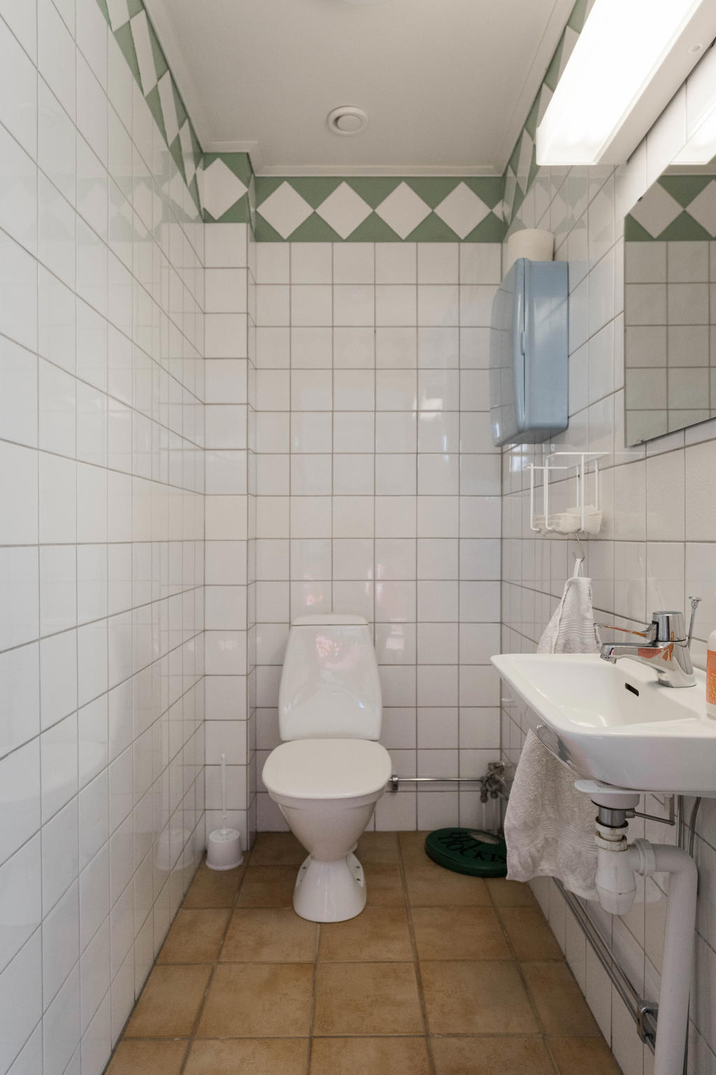 WC vid entrén