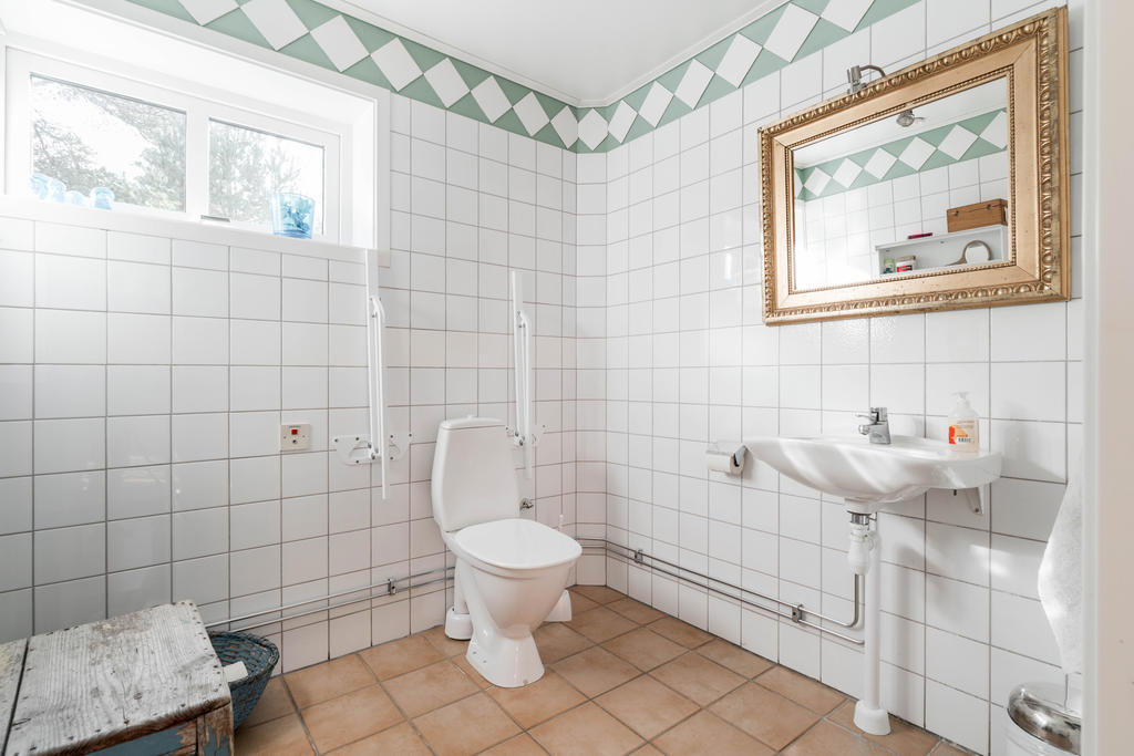 WC vid entrén