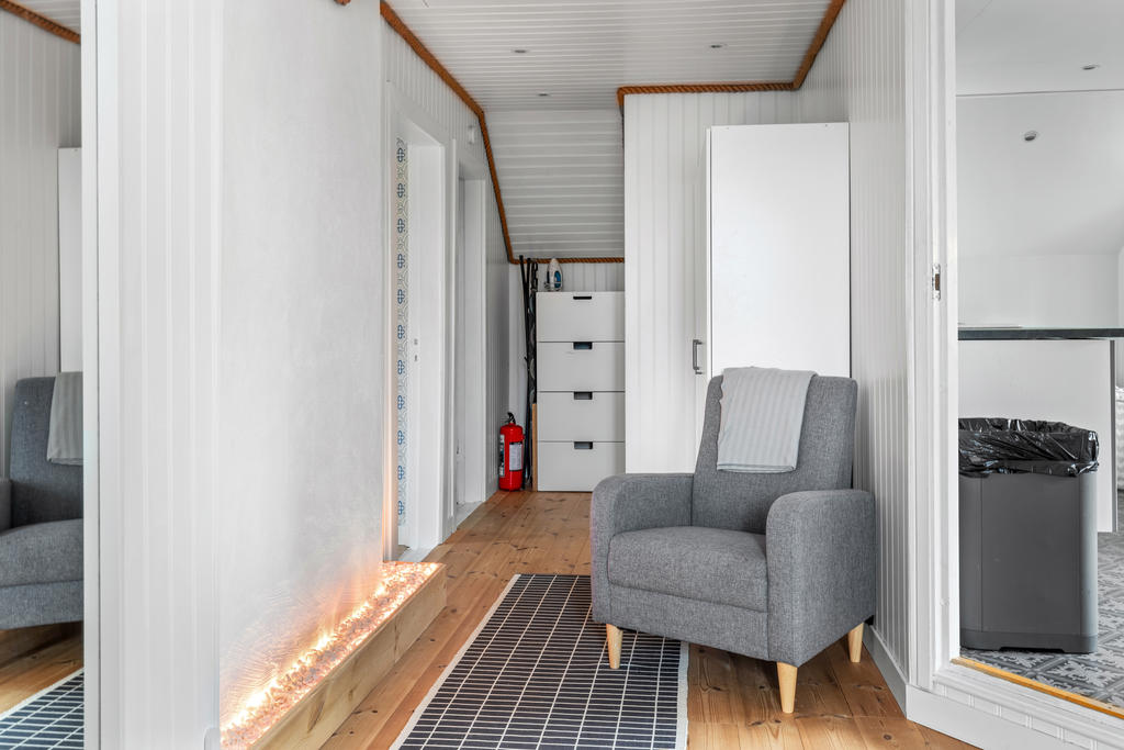Hall på övervåning. 
