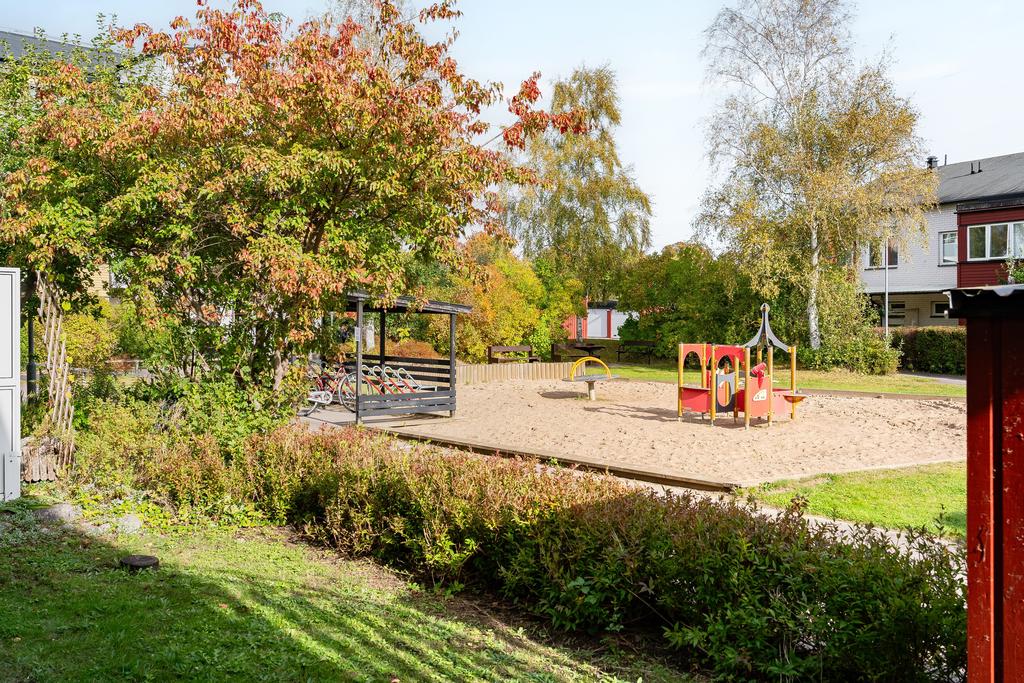 Gräsyta på framsida