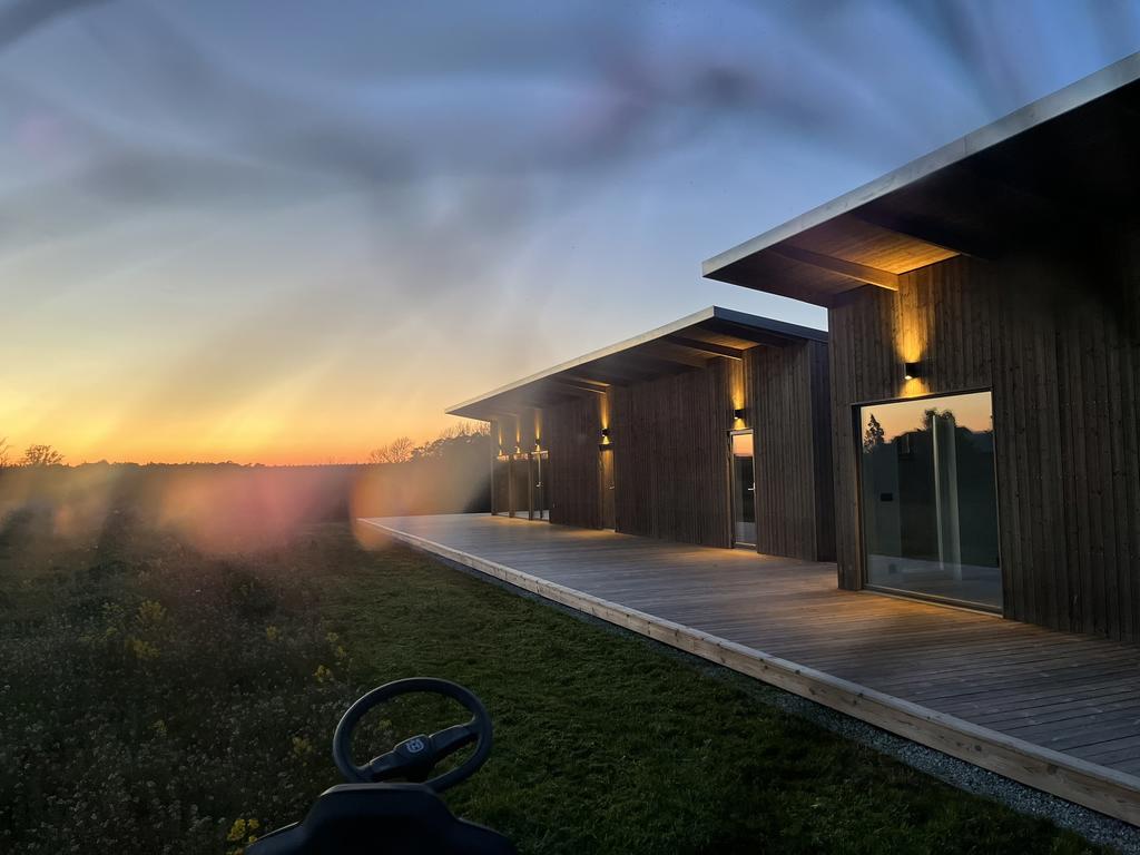 Huset på kvällen