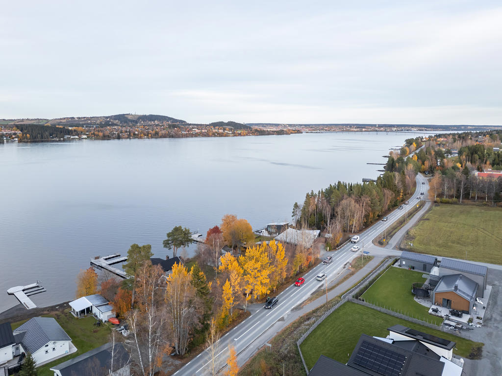 Vy mot Sannsundsbron och Östersund.