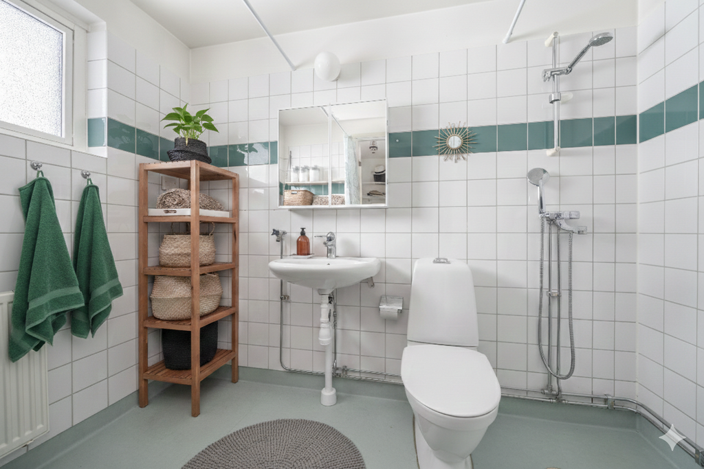 Helkakaklat duschrum