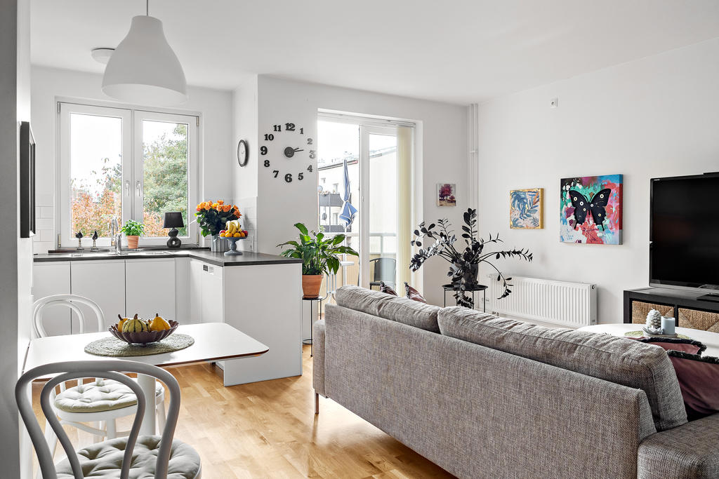 Öppen planlösning.