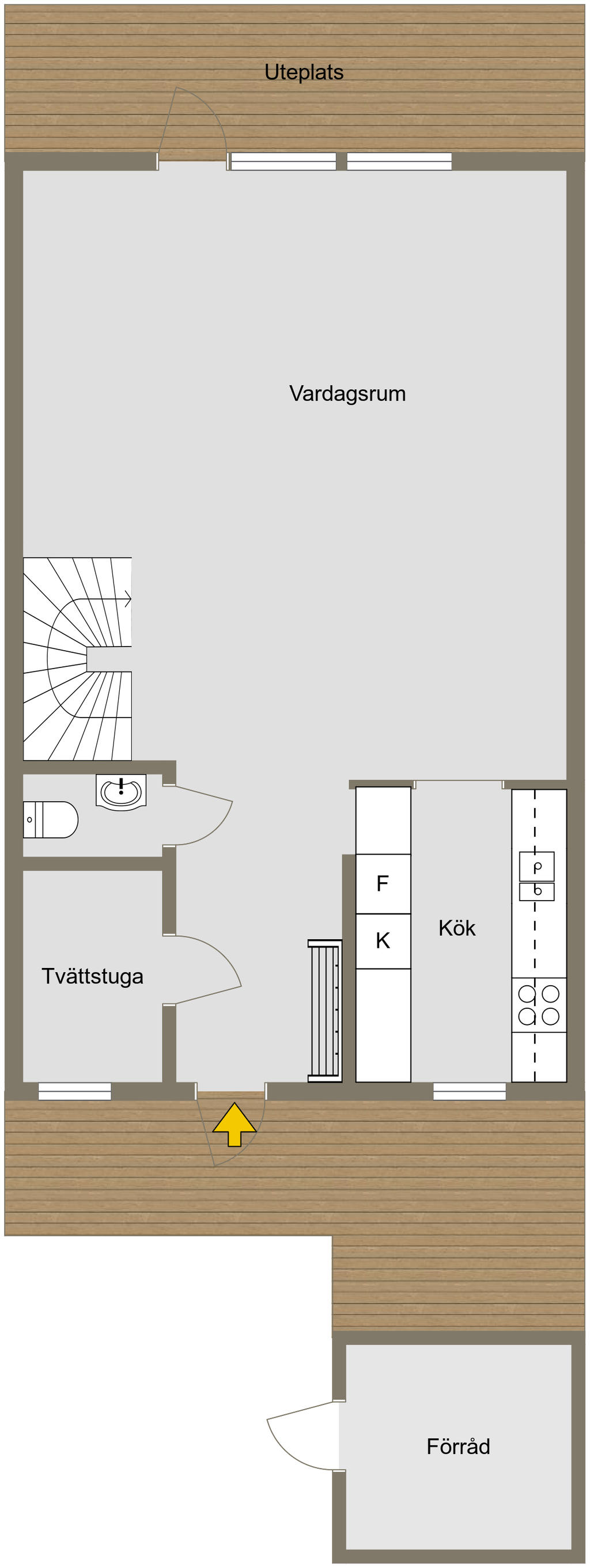 Planlösning Entréplan 