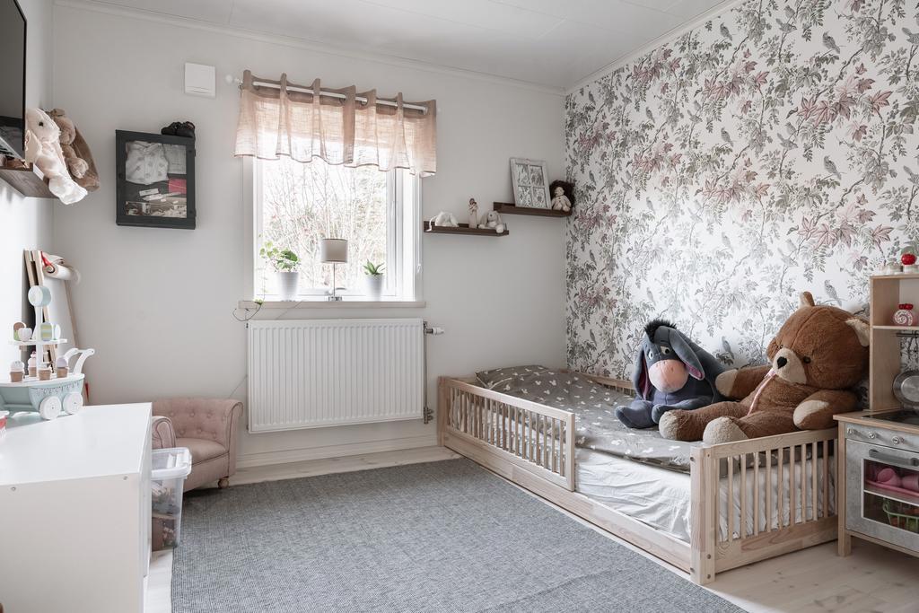 Barnrum i utbyggda delen.