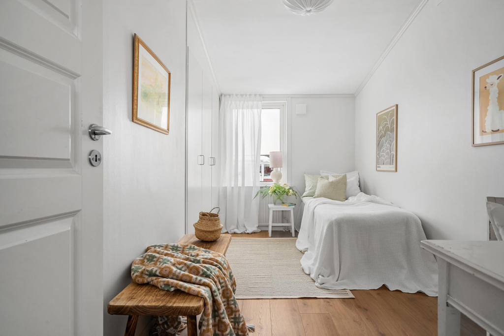 Här finns tre praktiska sovrum