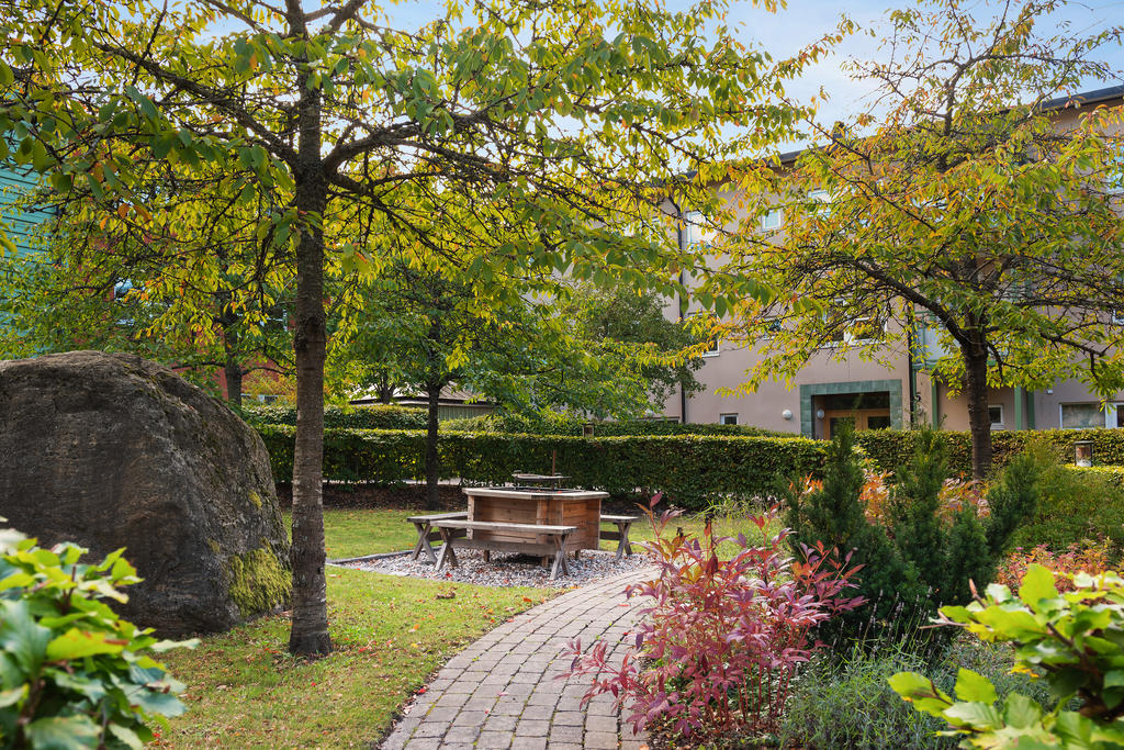 Områdets mysiga innergård