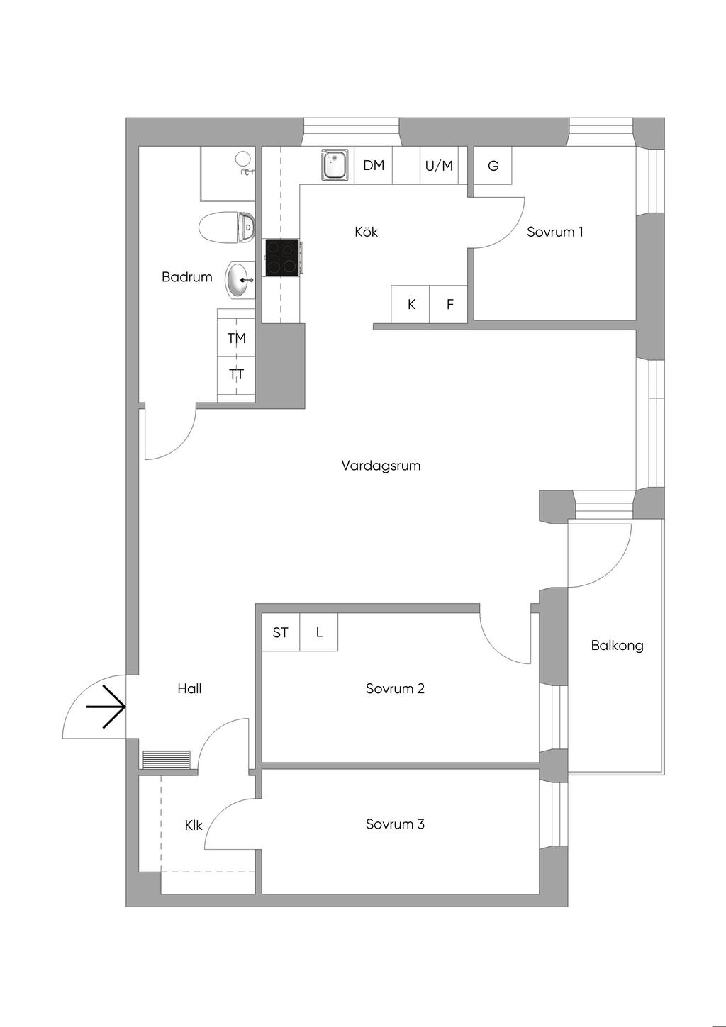 Alternativ planlösning