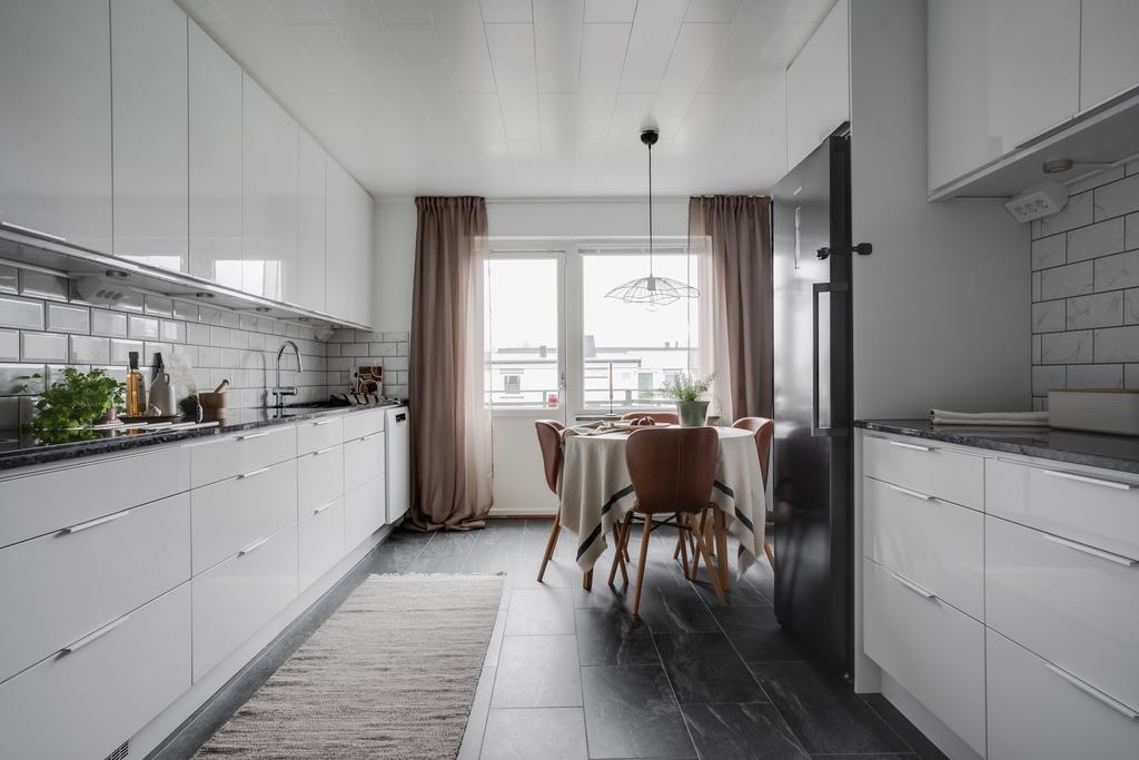 Kök med matplats