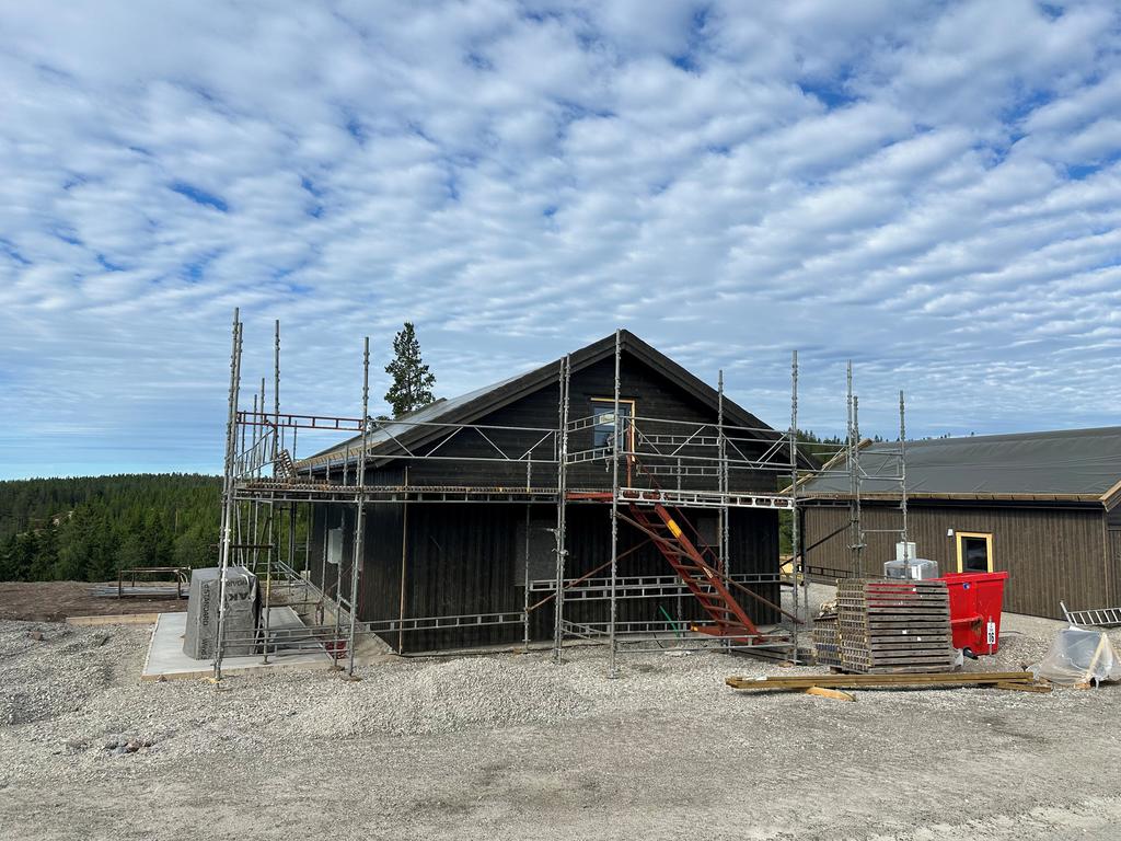 Bild från pågående byggnation av Korpen 16. 