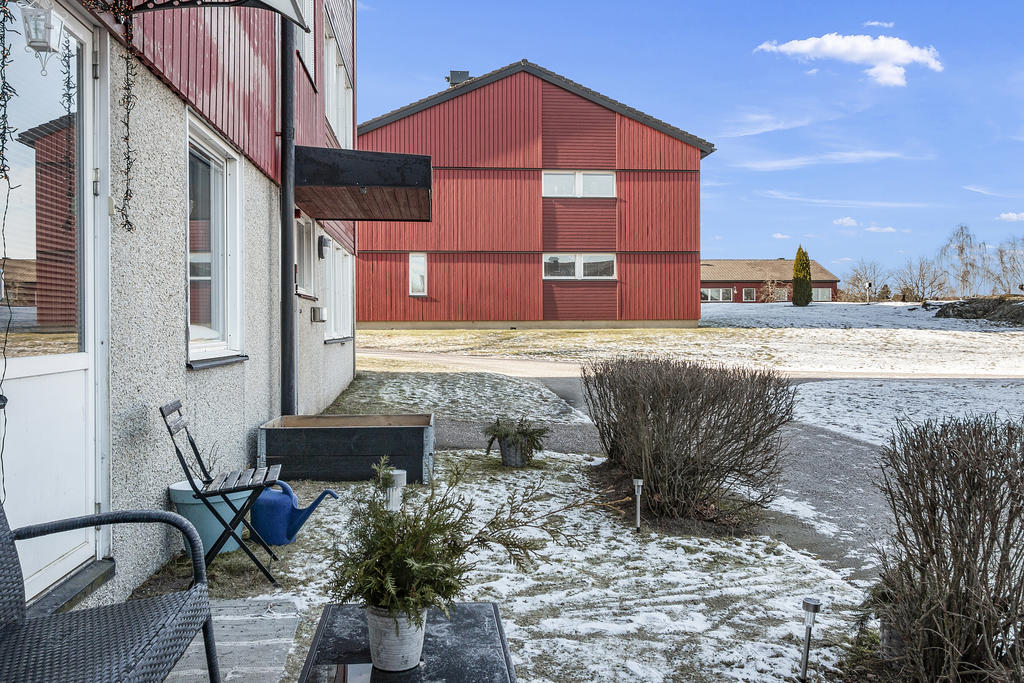 Uteplats från nedre plan