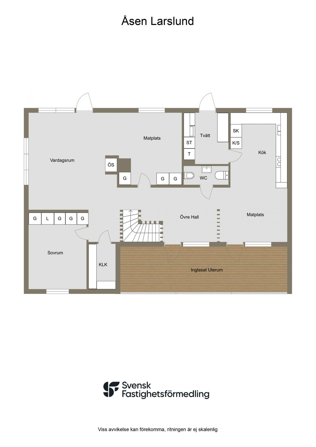 Planritning - Övreplan