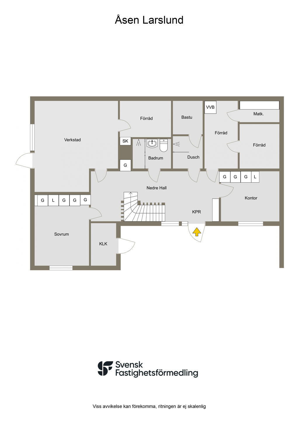 Planritning - Entréplan