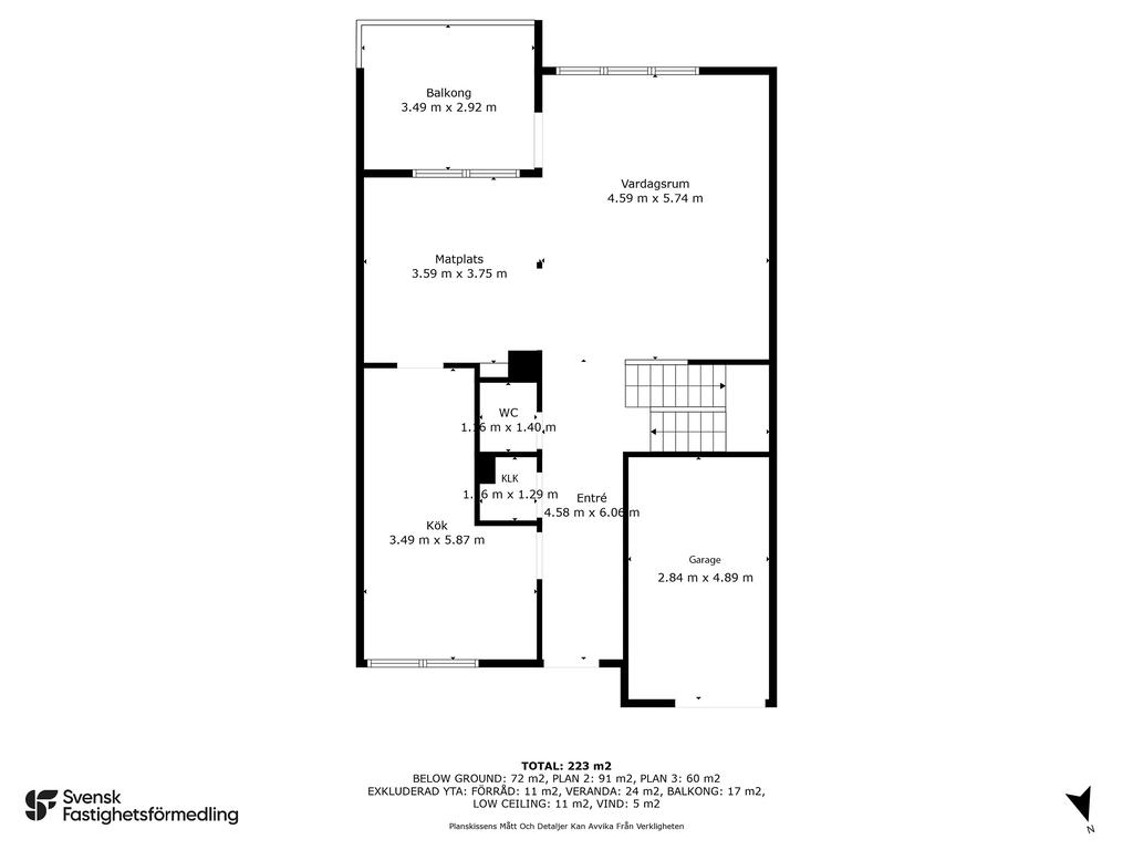 Planritning entréplan