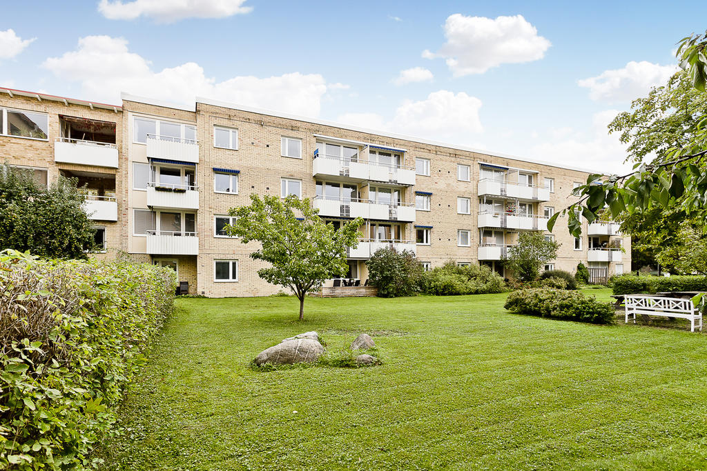 Föreningens gemensamma innergård.
