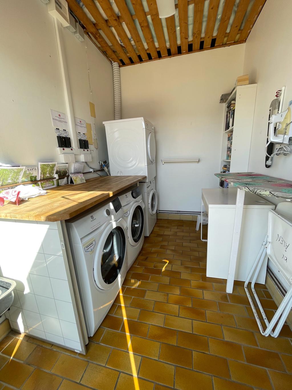 Tvättstugan i gemensamhetsanläggningen