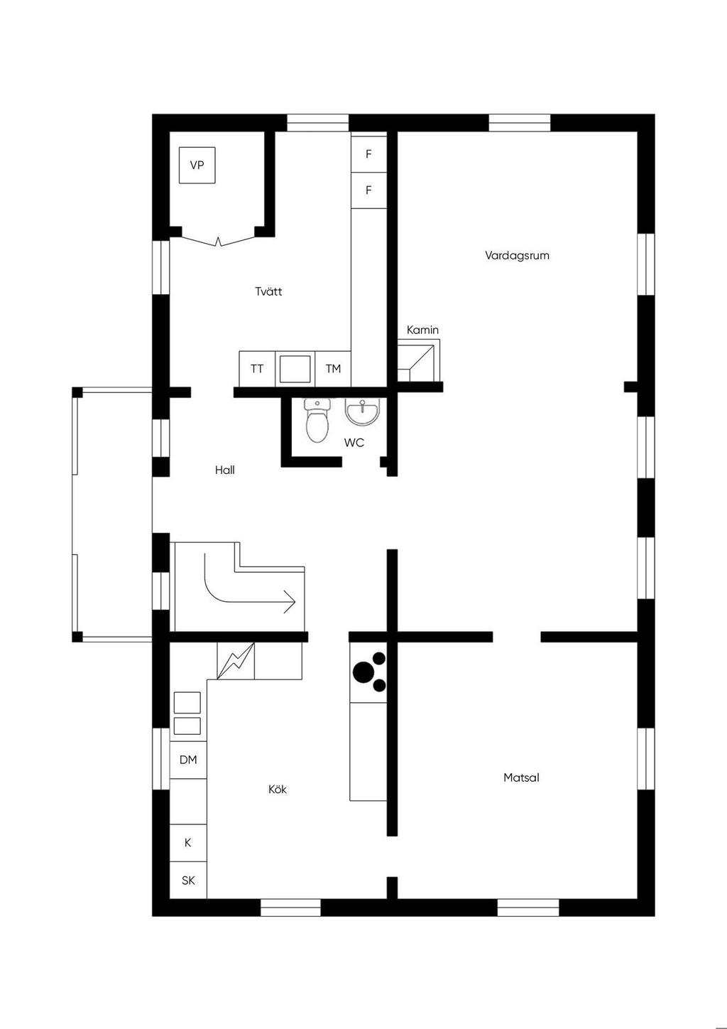 Planritning entréplan