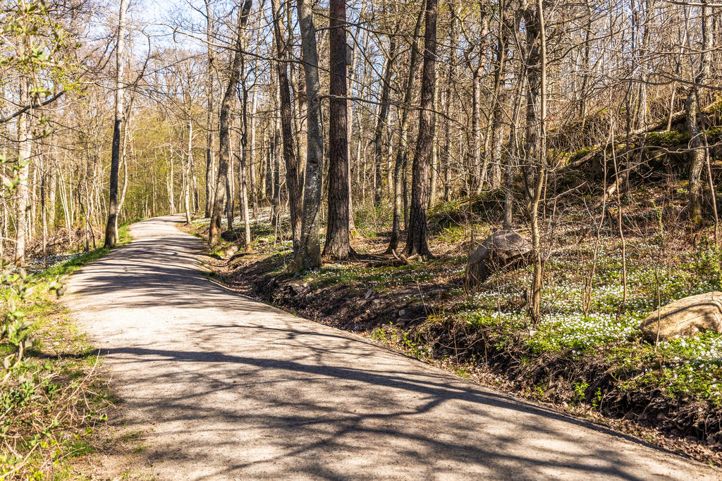 Natursköna strövområde runt knuten