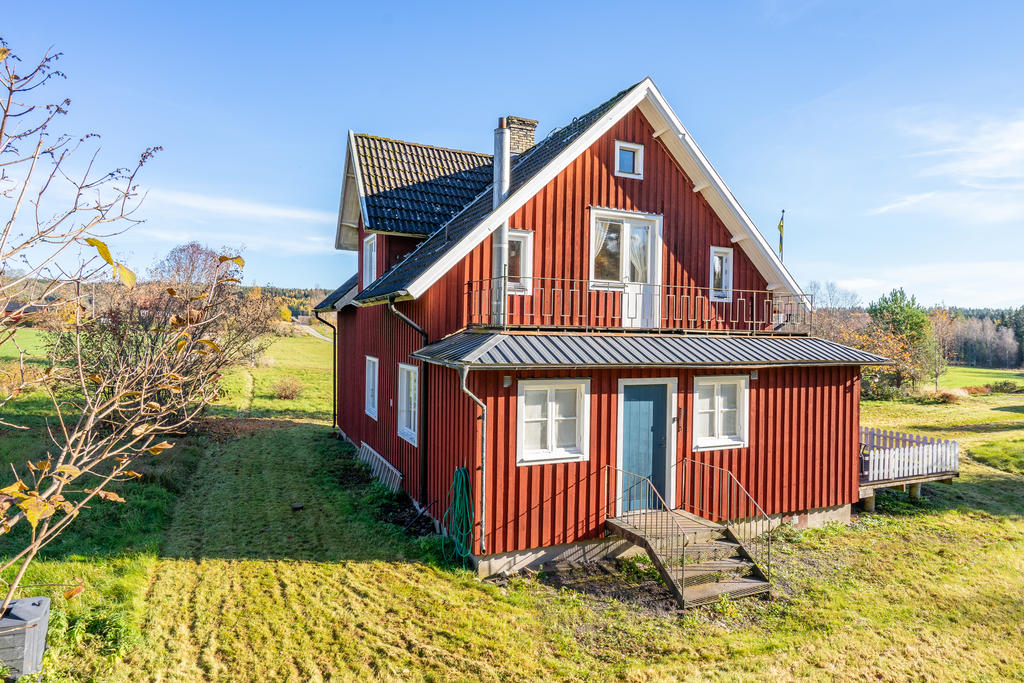 Stor balkong från sovrum