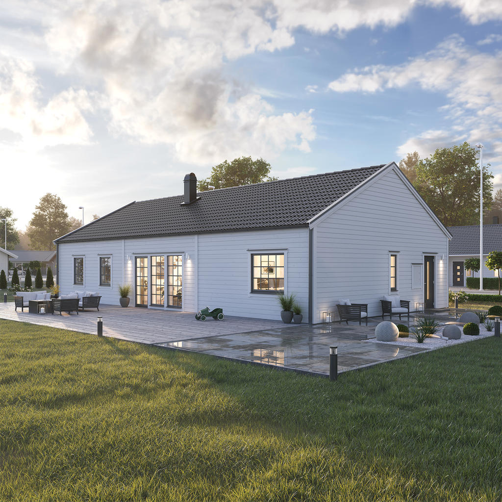 Exempelhus Villa Vallda modern