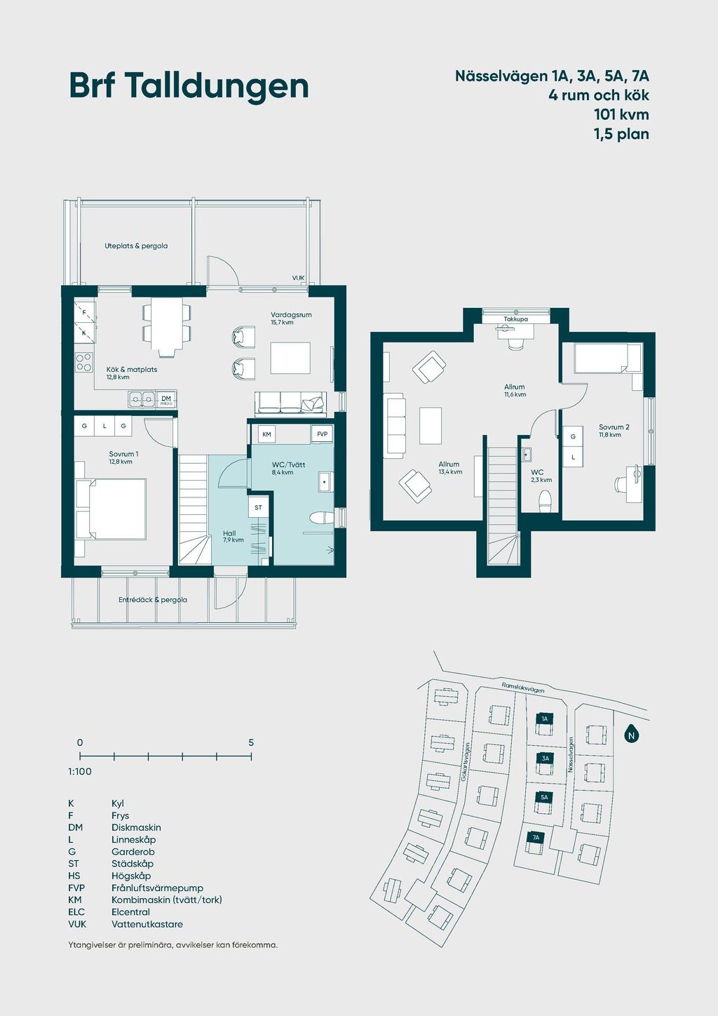 Bofakta Brf Talldungen - Nässelvägen 1A, 3A, 5A & 7A