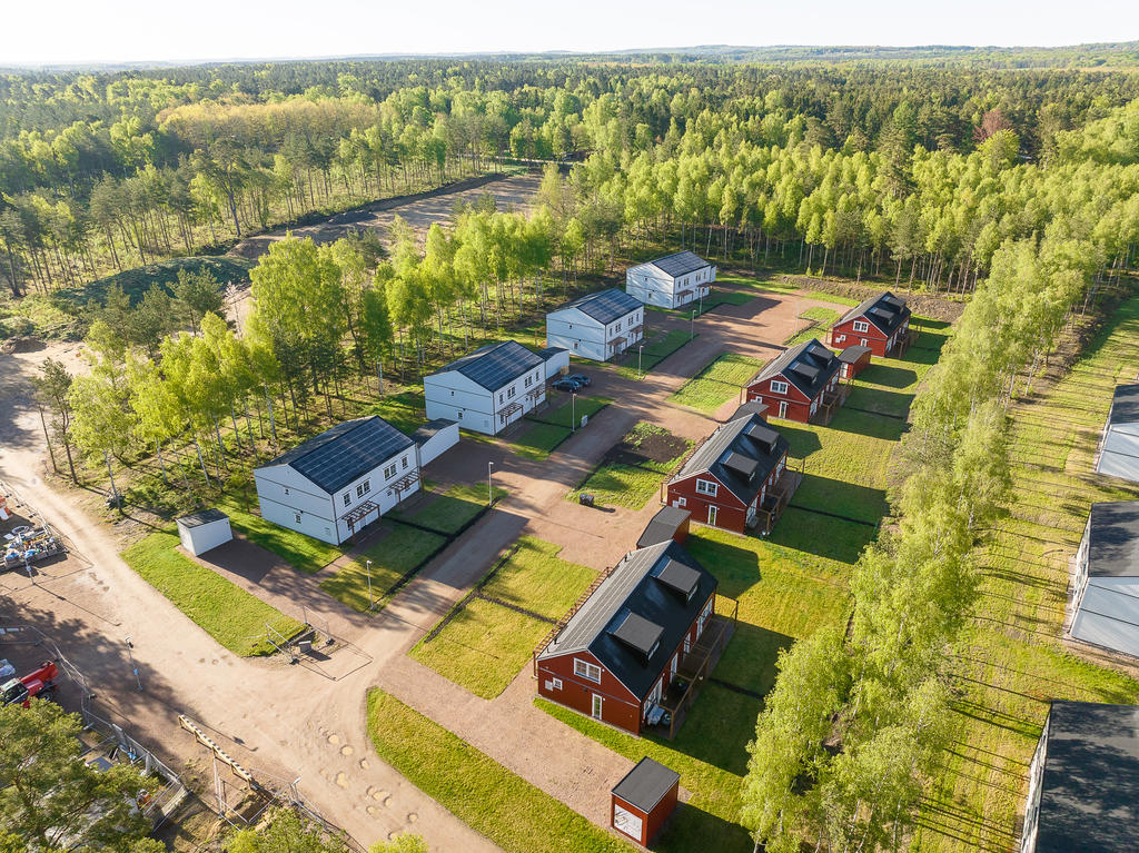 Översiktsbild Brf Talldungen i Hemmestorp etapp 1.