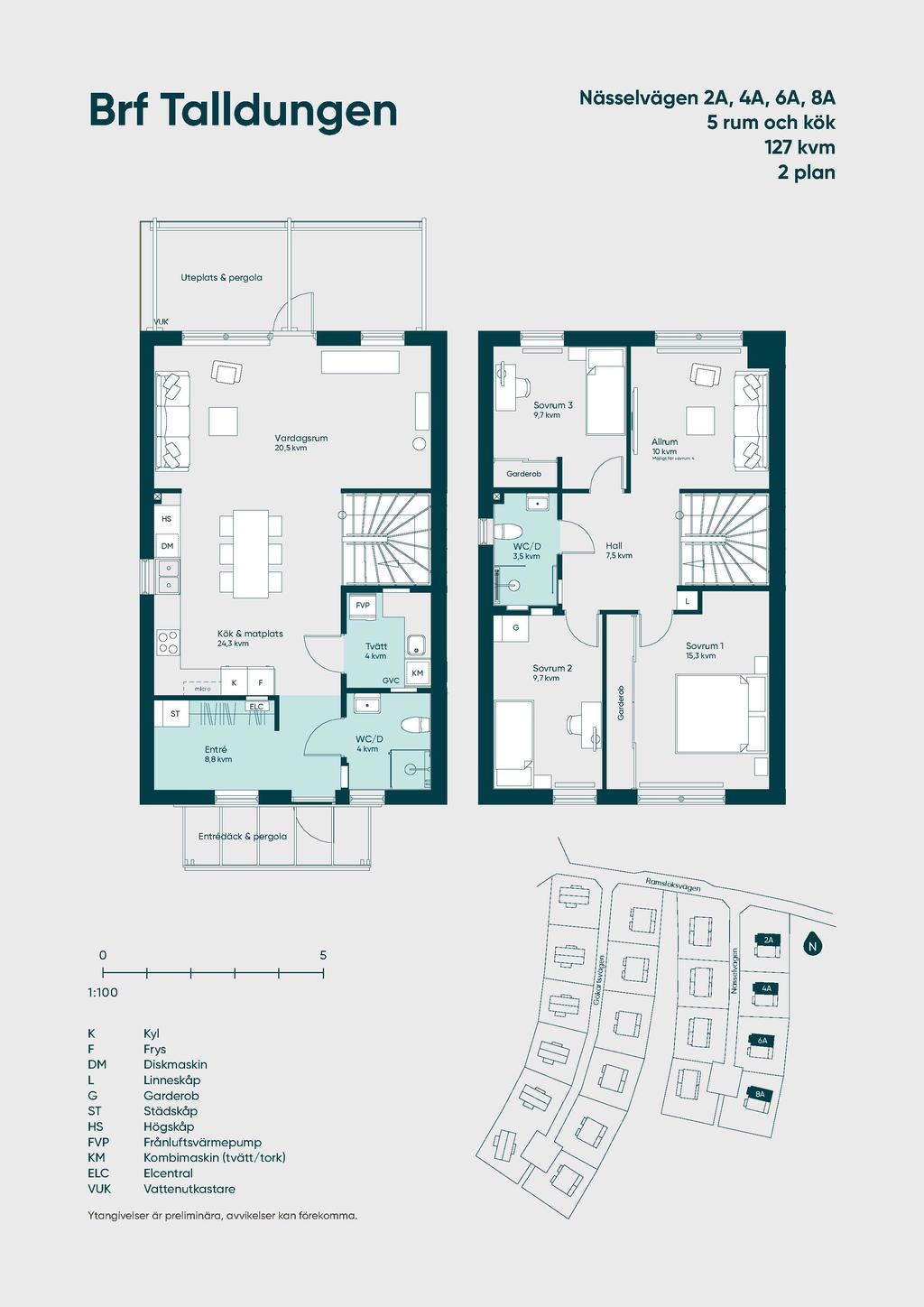 Bofakta Brf Talldungen - Nässelvägen 2A, 4A, 6A & 8A