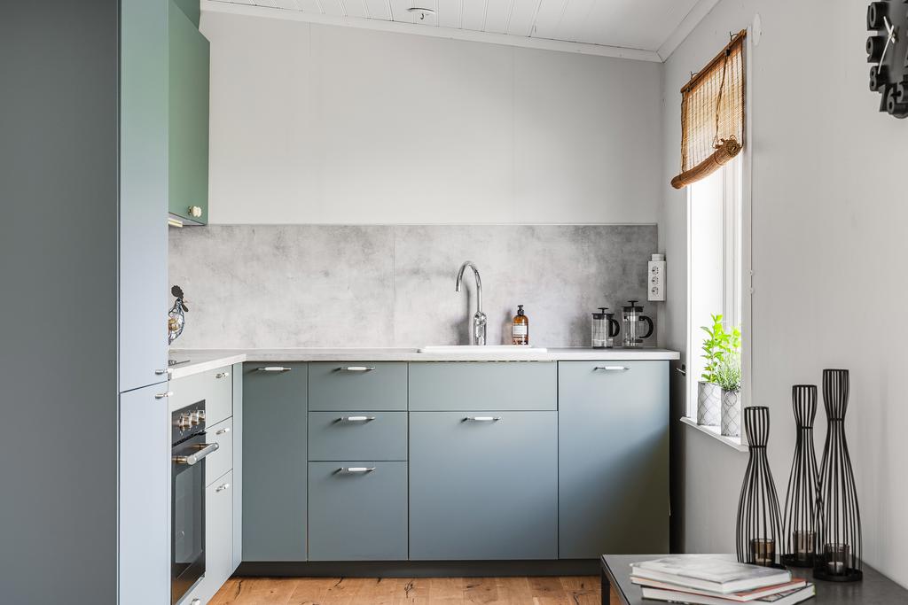 Kök i tillbyggnaden från 2020