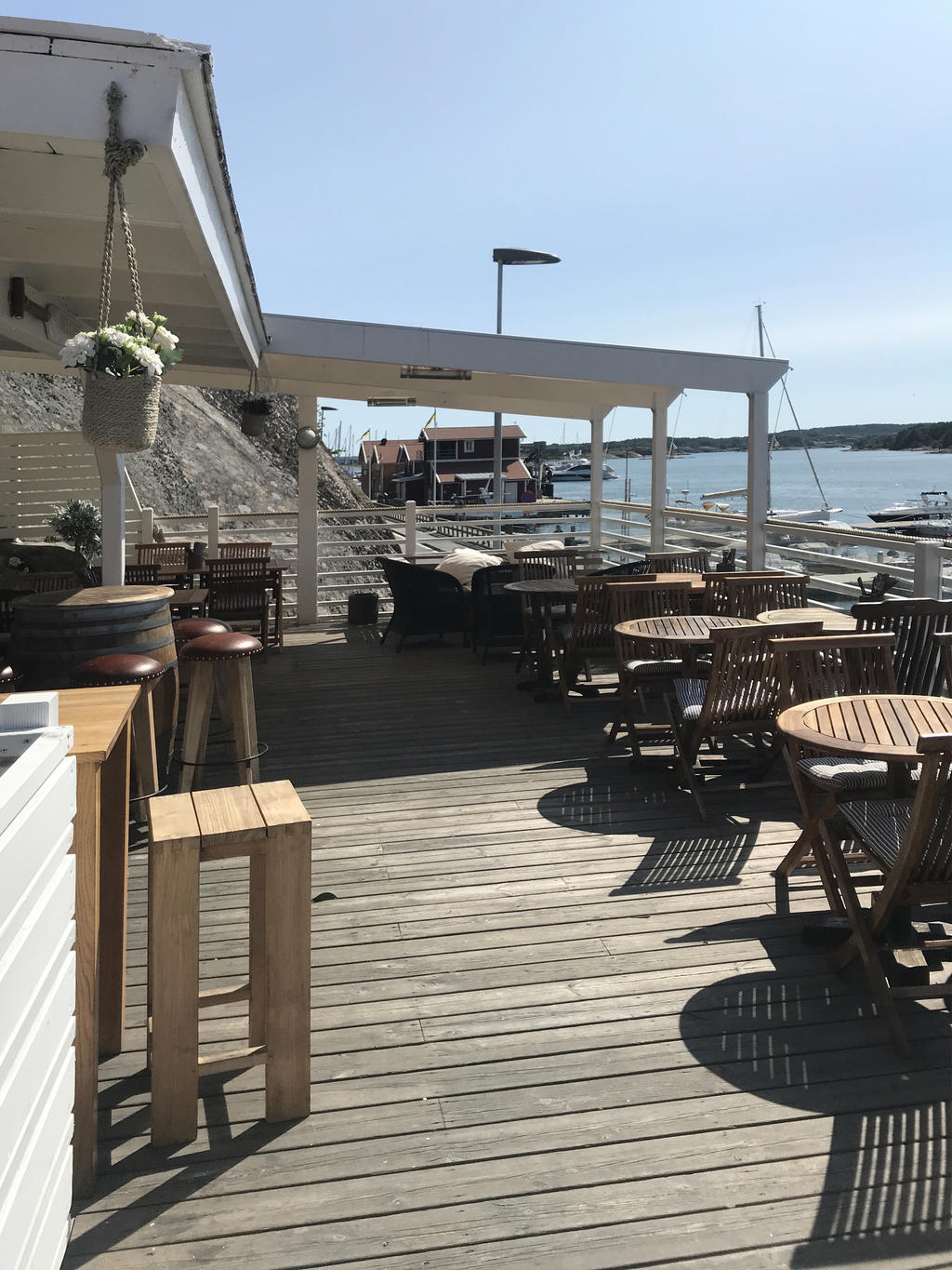 Terrassen med utsikt mot sydväst