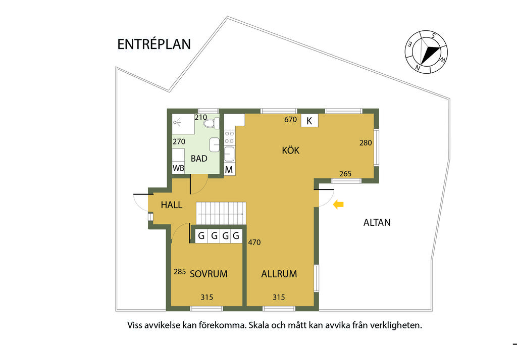 Hus nr 2 entréplan.