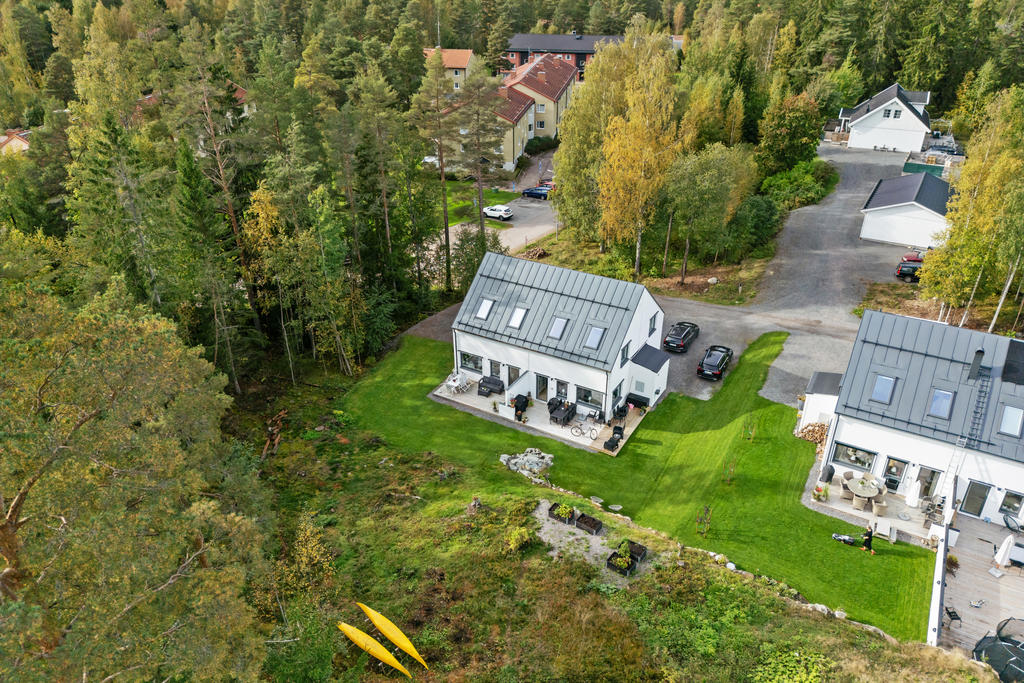 Vy över Höjdvägen 2A